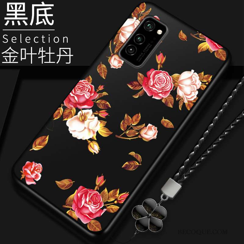 Honor View30 Pro Coque Noir Mode Créatif Tempérer De Téléphone