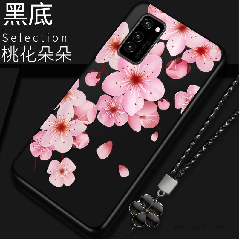 Honor View30 Pro Coque Noir Mode Créatif Tempérer De Téléphone