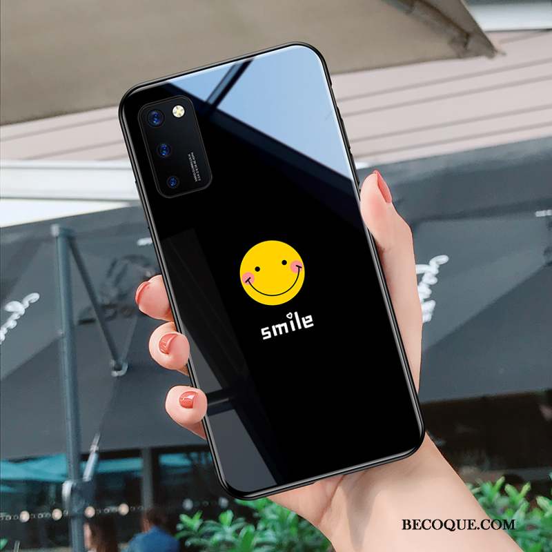 Honor View30 Pro Coque Noir Personnalité Tendance Protection Amoureux Créatif