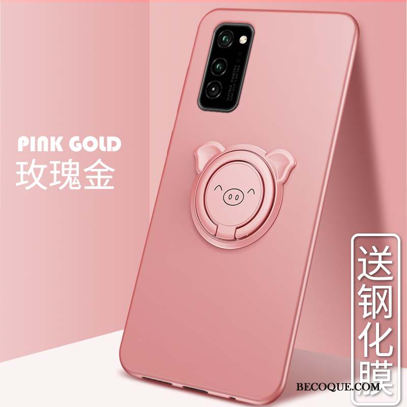 Honor View30 Pro Coque Tout Compris Protection Mignonne Simple Silicone Étui