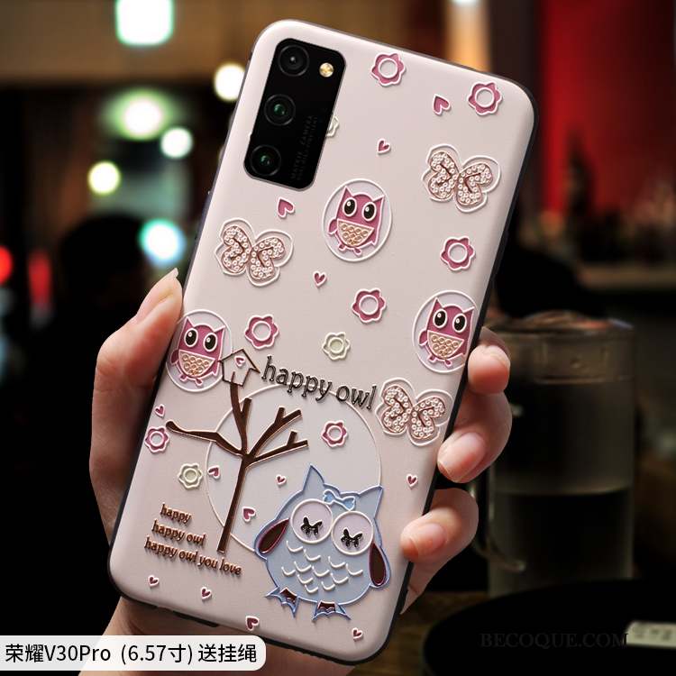 Honor View30 Pro Coque Vent Nouveau Tout Compris Fluide Doux Dessin Animé Ornements Suspendus