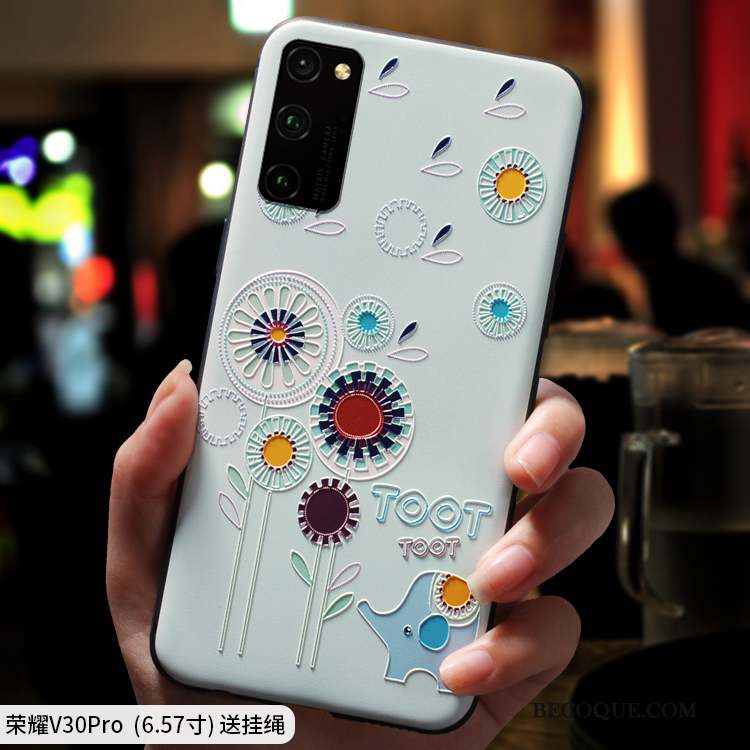 Honor View30 Pro Coque Vent Nouveau Tout Compris Fluide Doux Dessin Animé Ornements Suspendus