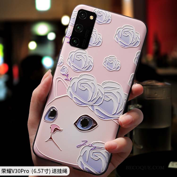 Honor View30 Pro Coque Vent Nouveau Tout Compris Fluide Doux Dessin Animé Ornements Suspendus