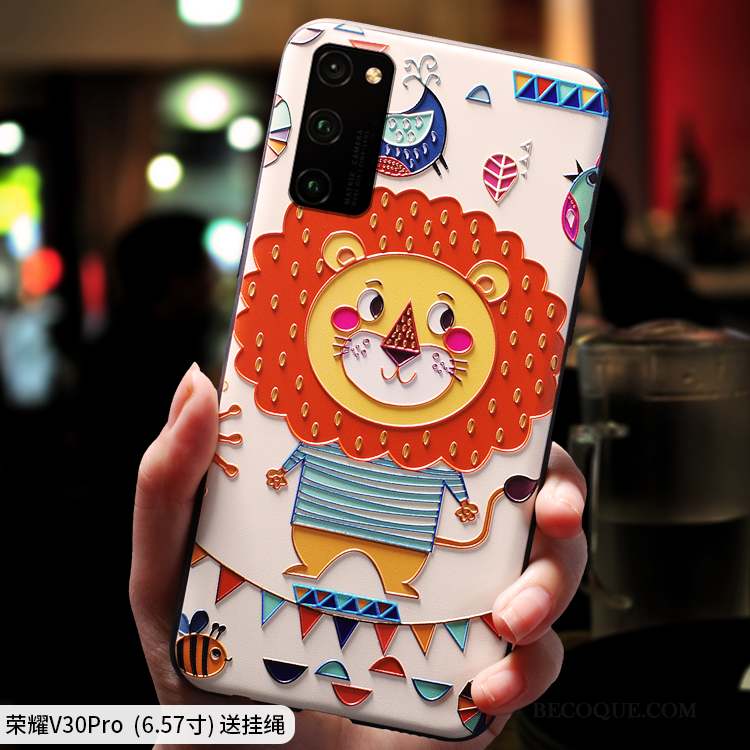 Honor View30 Pro Coque Vent Nouveau Tout Compris Fluide Doux Dessin Animé Ornements Suspendus