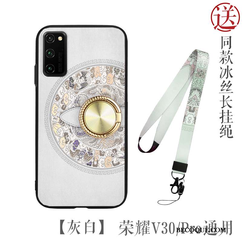 Honor View30 Pro Coque Étui Support Original Tendance Anneau Protection