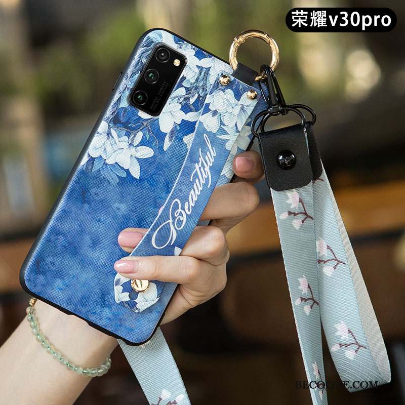 Honor View30 Pro Frais Art Simple Coque Fluide Doux Tendance