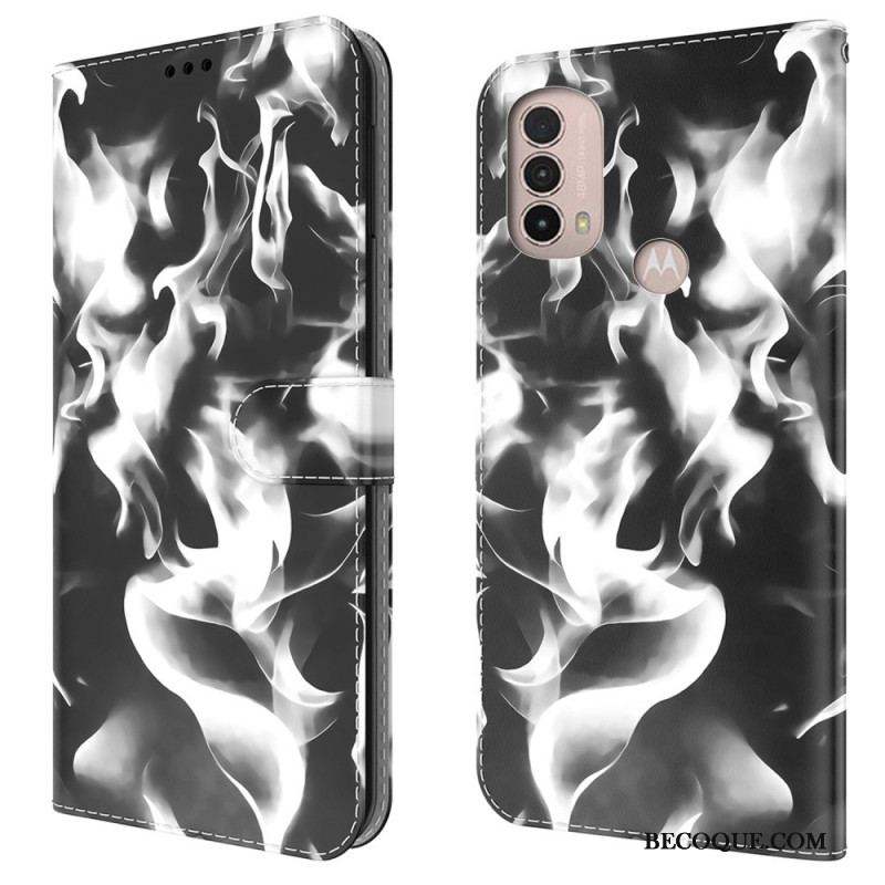 Housse Moto E40 / E30 /E20 Motif Abstrait