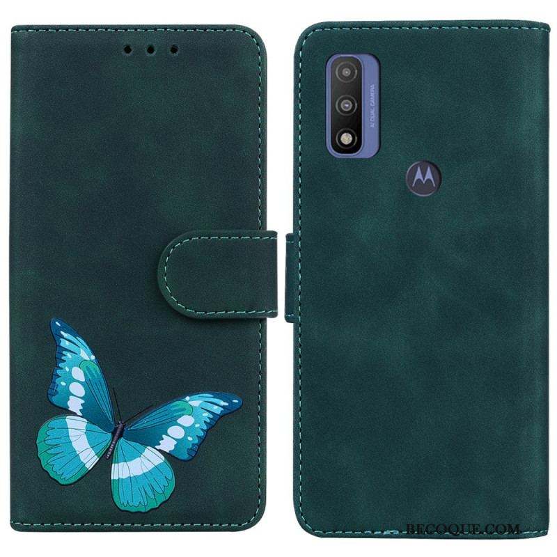 Housse Moto E40 / E30 / E20 Skin-Touch Papillon