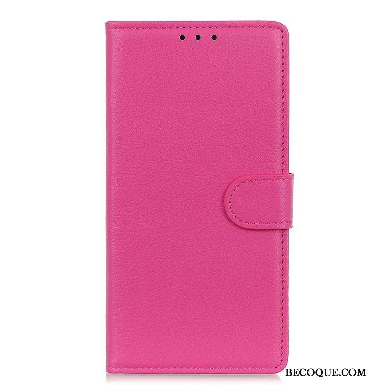 Housse Moto G200 5G Traditionnellement Litchi