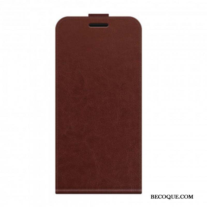Housse Moto G30 / Moto G10 Effet Cuir Rabat Vertical