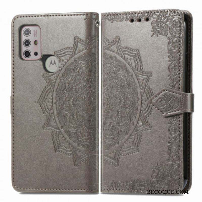 Housse Moto G30 / Moto G10 Mandala Moyen Age