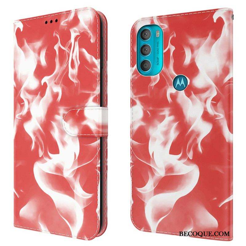 Housse Moto G71 5G Motif Abstrait