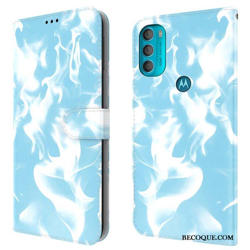 Housse Moto G71 5G Motif Abstrait