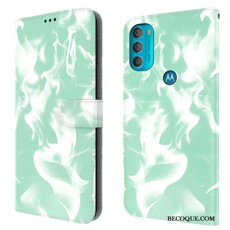 Housse Moto G71 5G Motif Abstrait