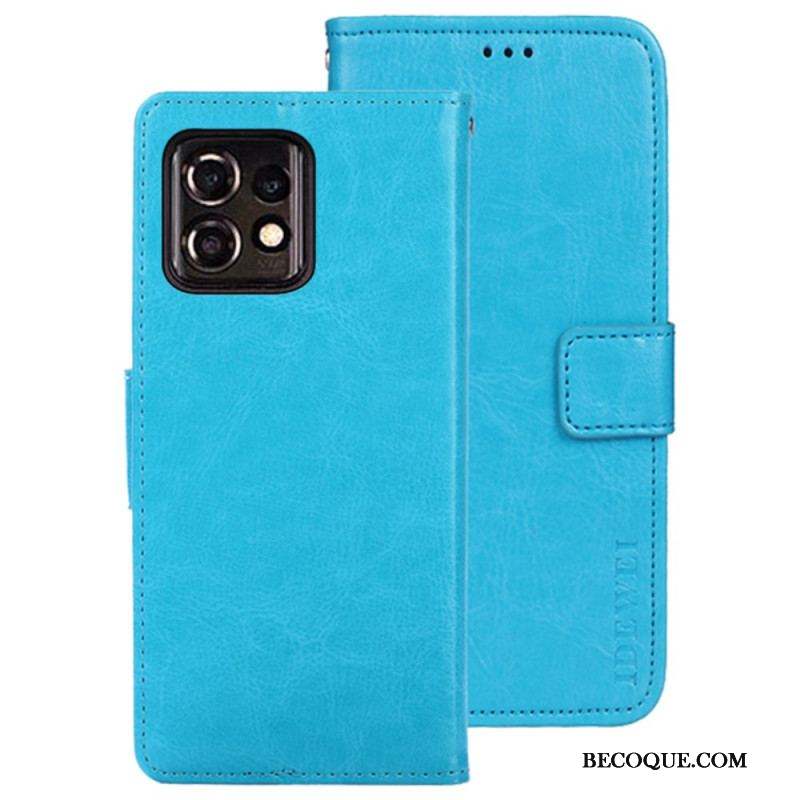 Housse Motorola Edge 40 Pro Simili Cuir IDEWEI