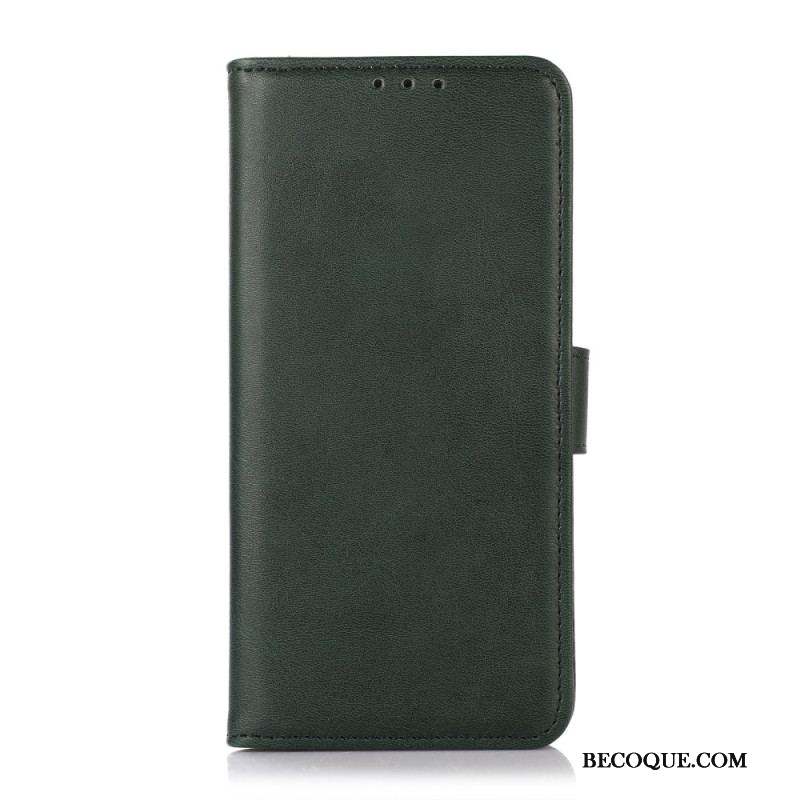 Housse Motorola Edge 40 Pro Simili Cuir Uni