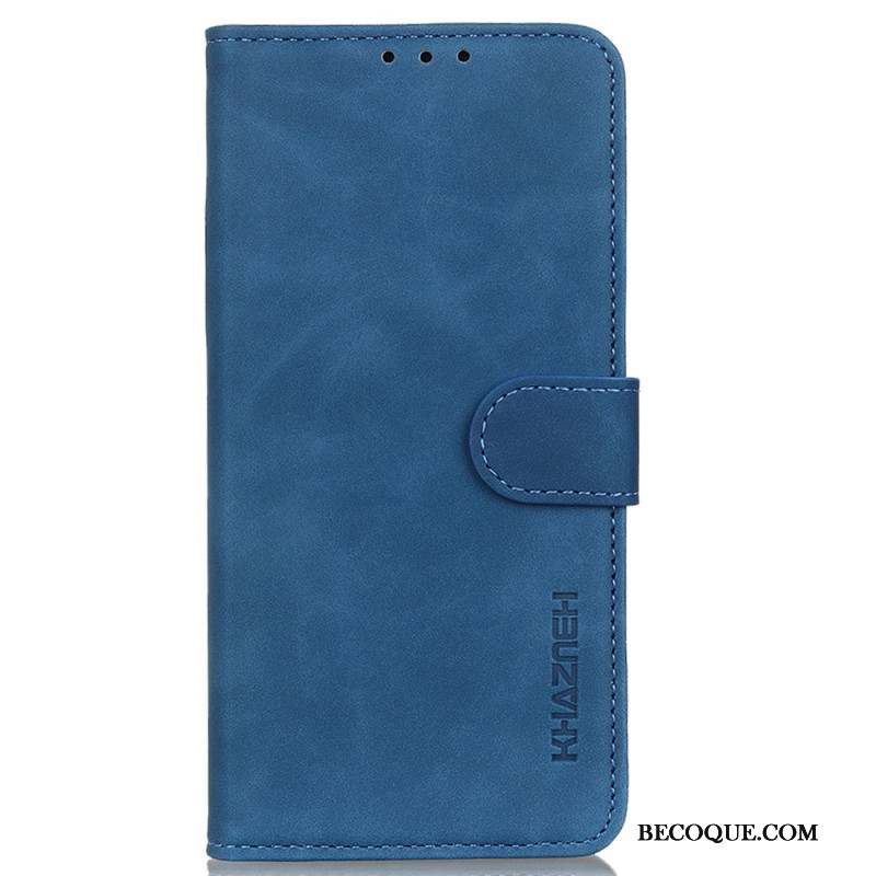 Housse Motorola Edge 50 Effet Daim KHAZNEH