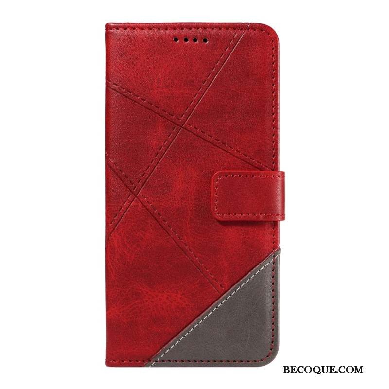 Housse Motorola Edge 50 Neo Bicolore Lignes