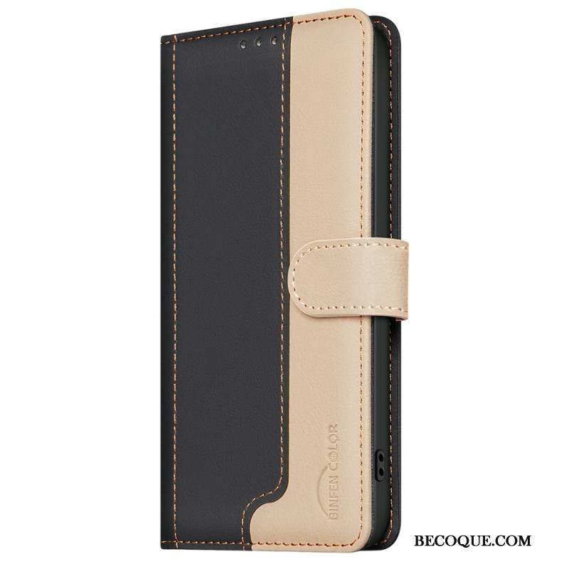 Housse Motorola Edge 50 Pro Bicolore BINFEN COLOR