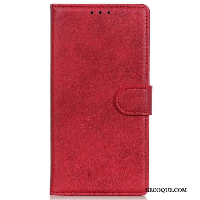 Housse Motorola Edge 50 Ultra Simili Cuir Mat
