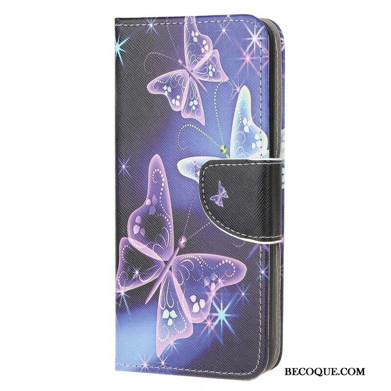 Housse Samsung Galaxy A12 / M12 Butterflies