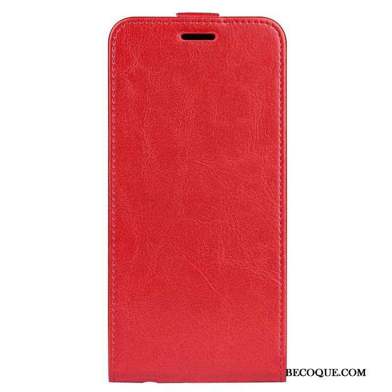 Housse Samsung Galaxy A13 Effet Cuir Rabat Vertical