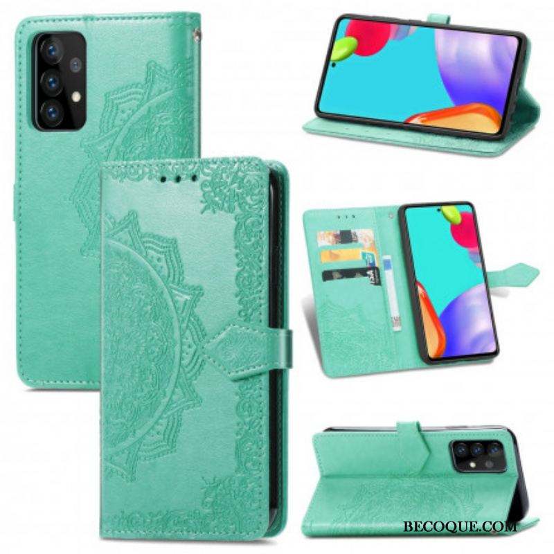 Housse Samsung Galaxy A52 4G / A52 5G / A52s 5G Mandala Moyen Age