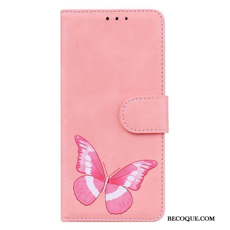 Housse Samsung Galaxy M13 Papillon