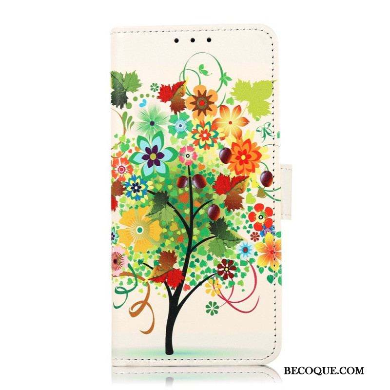 Housse Samsung Galaxy M23 5G Arbre Fleuri