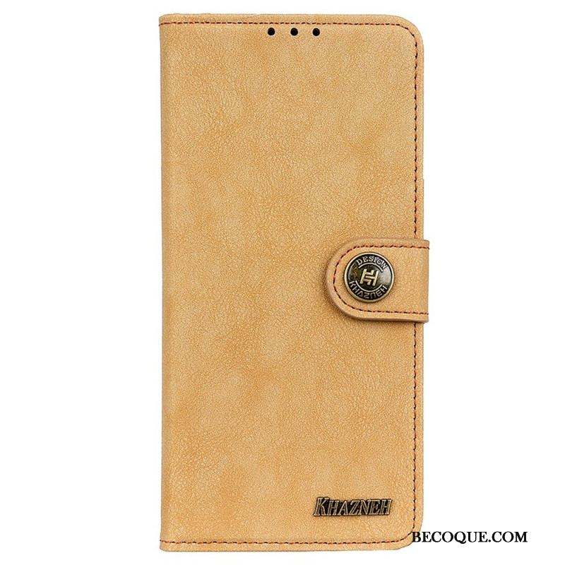 Housse Samsung Galaxy M23 5G Cuir Fendu KHAZNEH