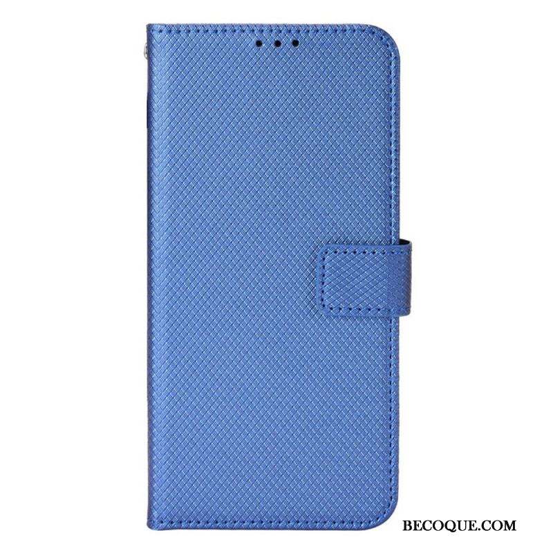 Housse Samsung Galaxy M23 5G Motif Texturé avec Lanière