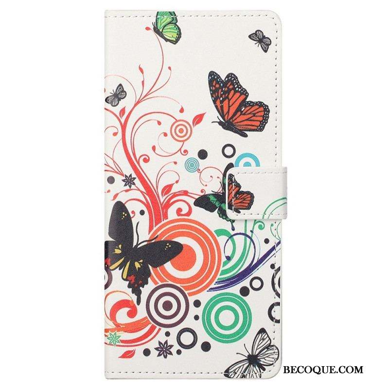 Housse Samsung Galaxy M23 5G Papillons Papillons