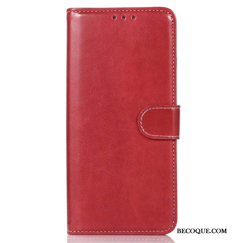 Housse Samsung Galaxy M23 5G Style Cuir Coutures