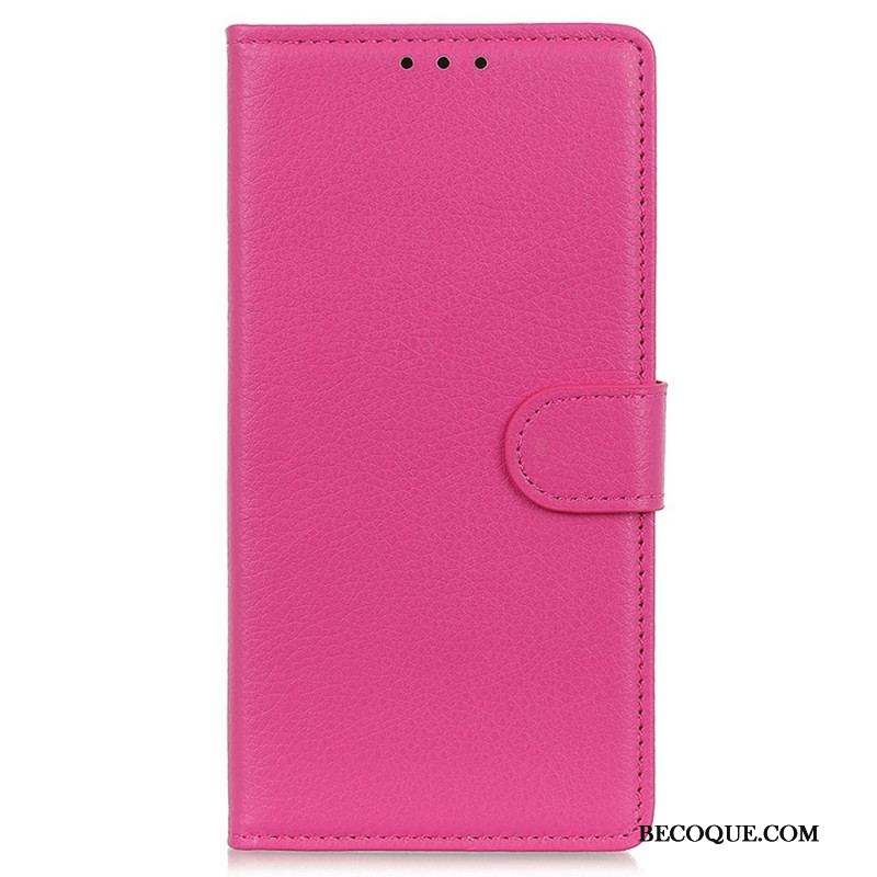 Housse Samsung Galaxy M23 5G Style Cuir Traditionnel