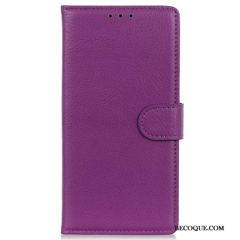 Housse Samsung Galaxy M23 5G Style Cuir Traditionnel