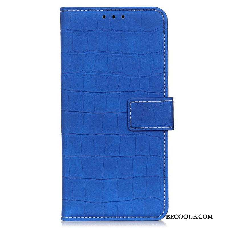 Housse Samsung Galaxy M23 5G Style Peau de Crocodile