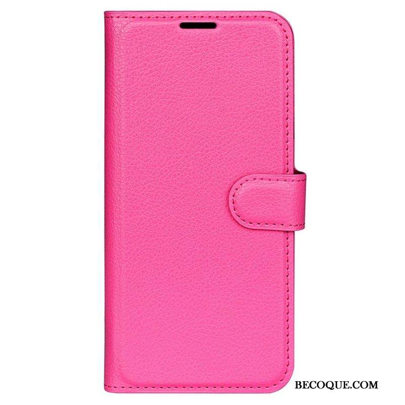 Housse Samsung Galaxy M33 5G Style Cuir Litchi