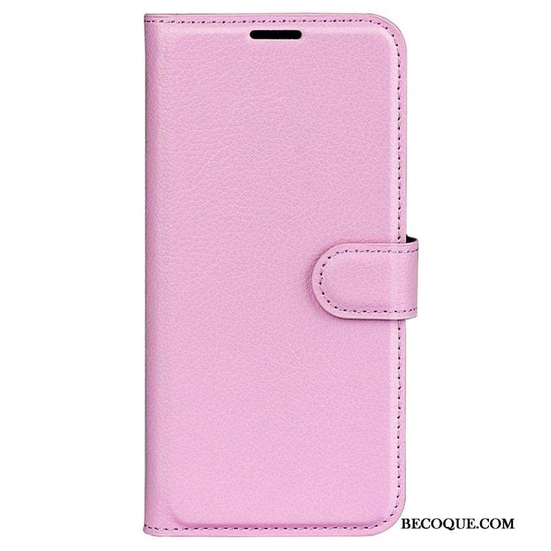 Housse Samsung Galaxy M33 5G Style Cuir Litchi