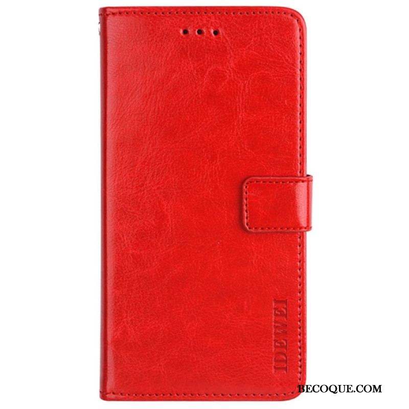 Housse Samsung Galaxy M52 5G Simili Cuir IDEWEI