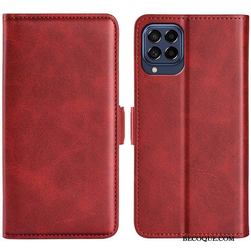 Housse Samsung Galaxy M53 5G Double Rabat