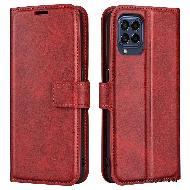 Housse Samsung Galaxy M53 5G Effet Cuir Slim Extrême