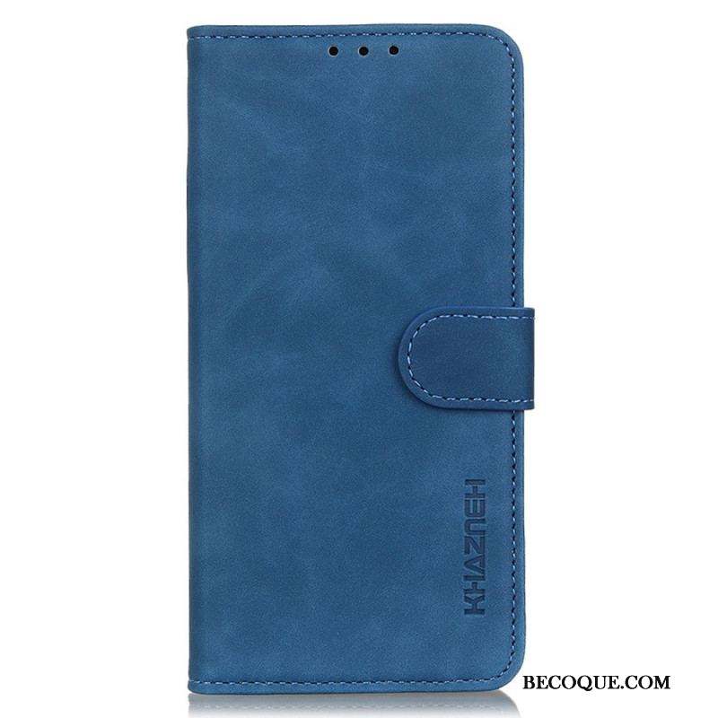 Housse Samsung Galaxy M53 5G Effet Cuir Vintage KHAZNEH