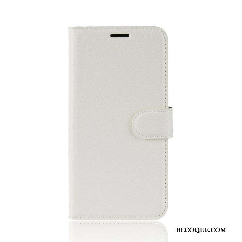 Housse Samsung Galaxy S20 Effet Cuir Litchi Classique