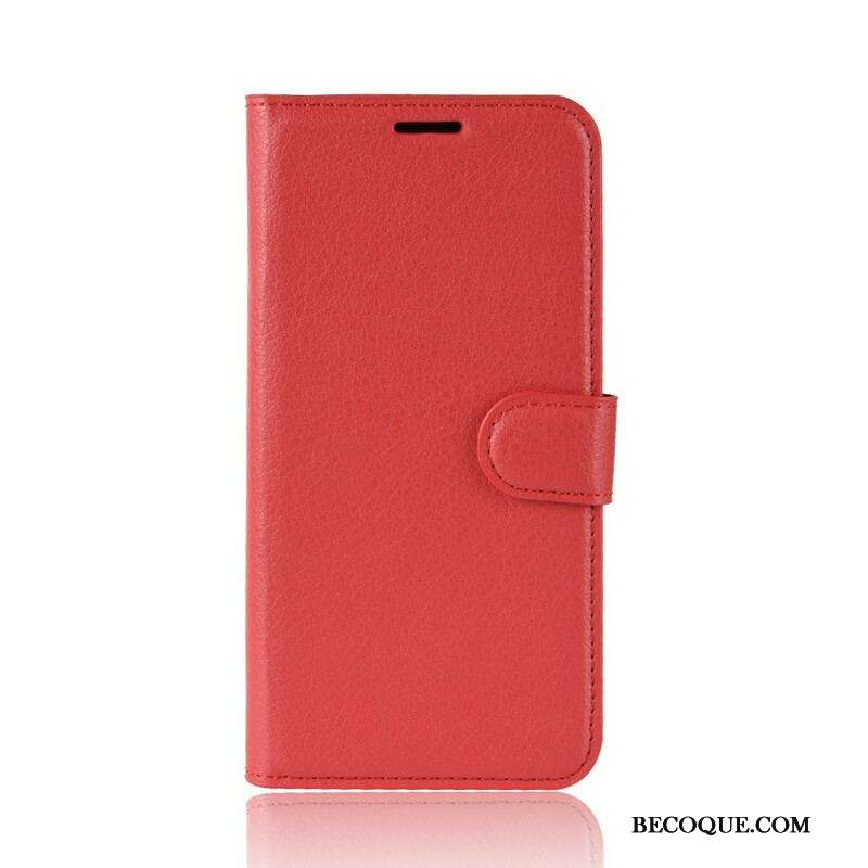 Housse Samsung Galaxy S20 FE Simili Cuir Litchi Classique