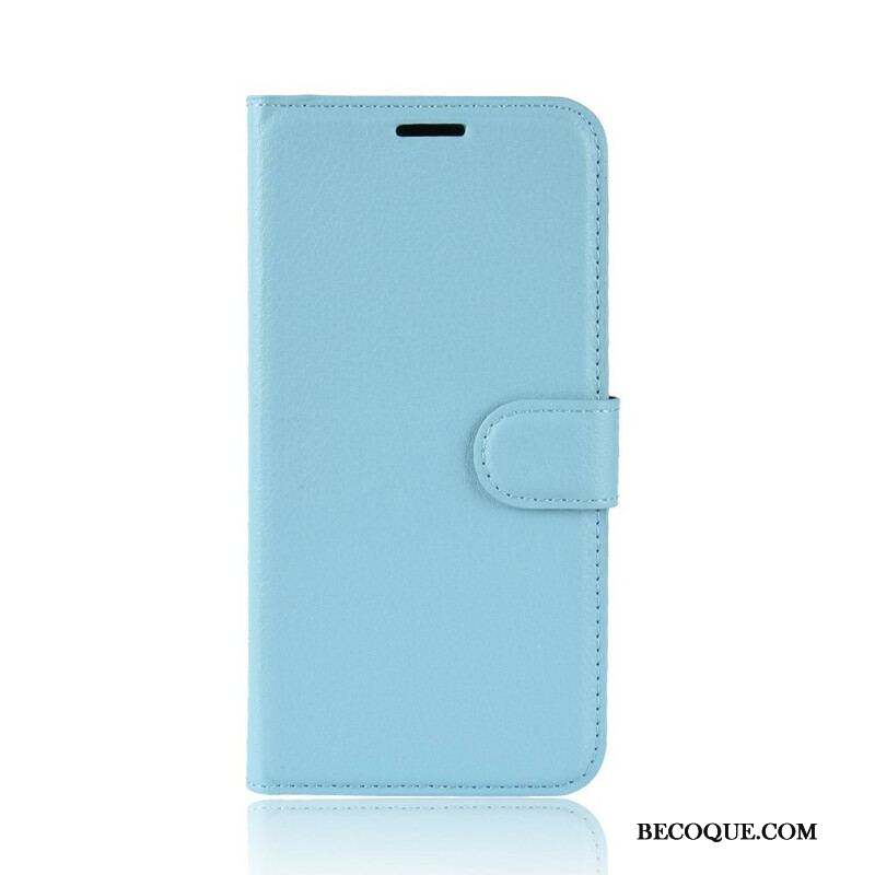 Housse Samsung Galaxy S20 FE Simili Cuir Litchi Classique