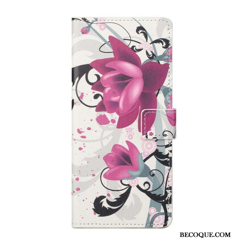 Housse Samsung Galaxy S21 5G Tropical Flowers