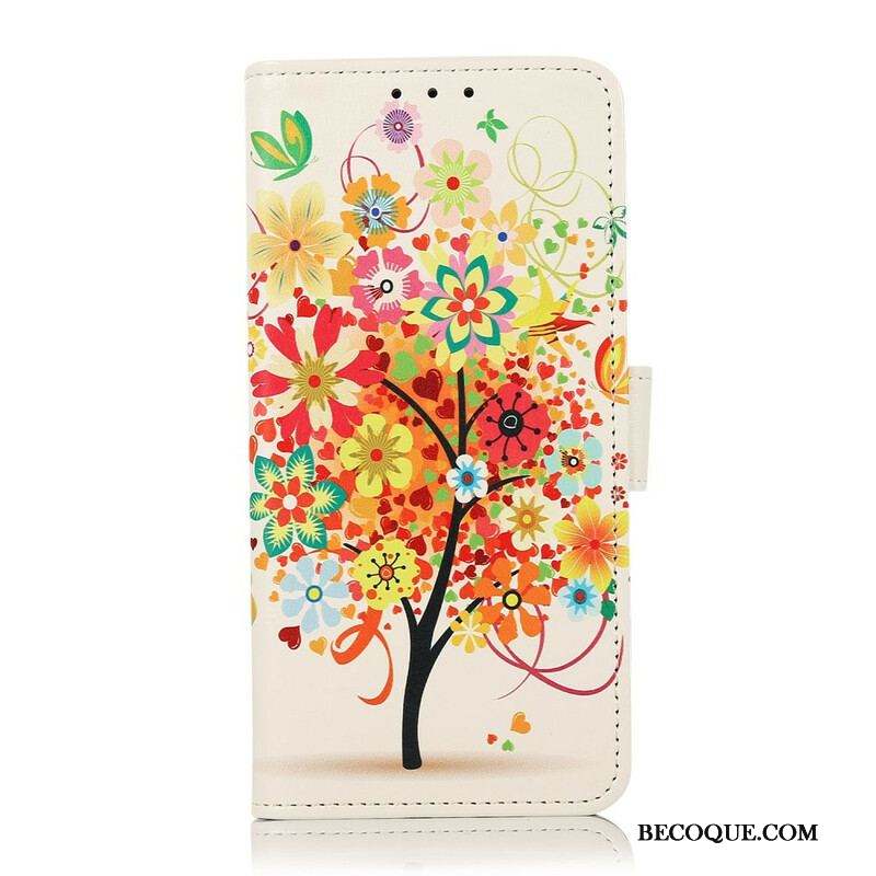 Housse Samsung Galaxy S21 FE Arbre Fleuri