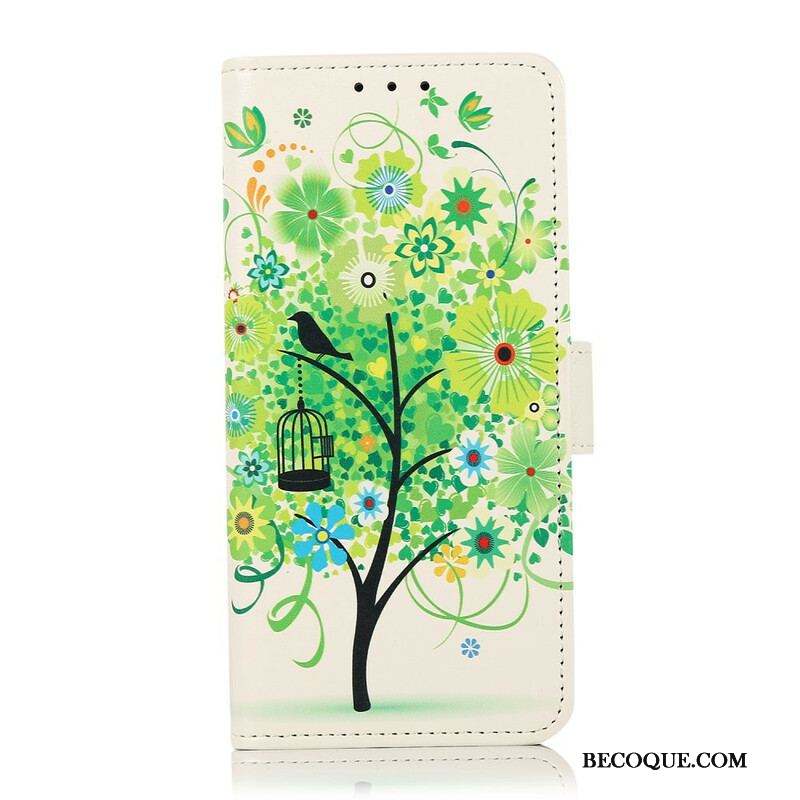 Housse Samsung Galaxy S21 FE Arbre Fleuri