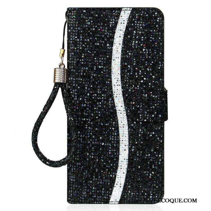 Housse Samsung Galaxy S21 FE Paillettes S Design