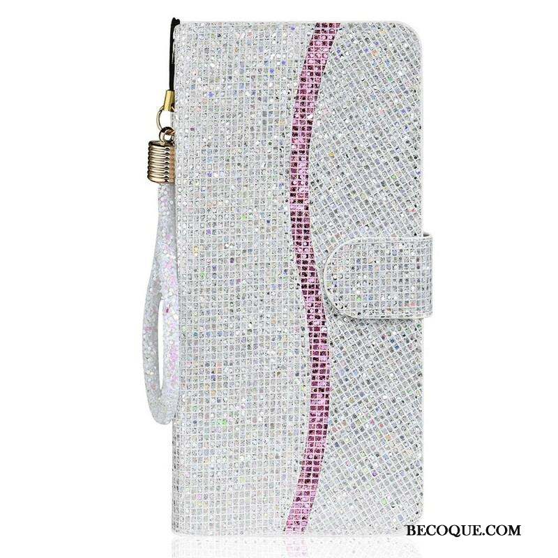 Housse Samsung Galaxy S21 FE Paillettes S Design